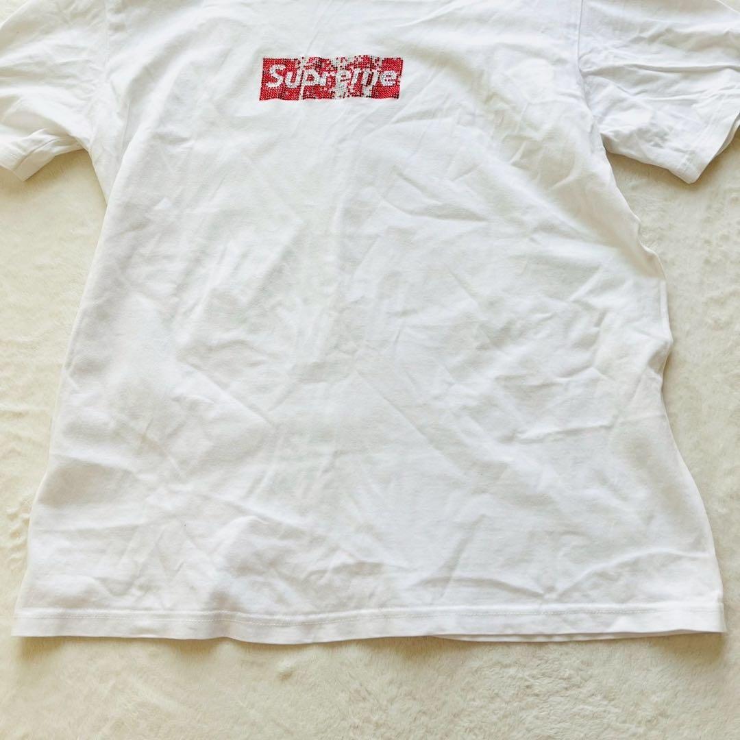 シュプリーム × スワロフスキー ボックスロゴ Tシャツ 2019春夏 M 半袖
