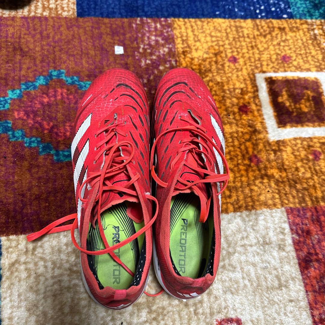adidas Predator サッカーシューズ レッド/ホワイト
