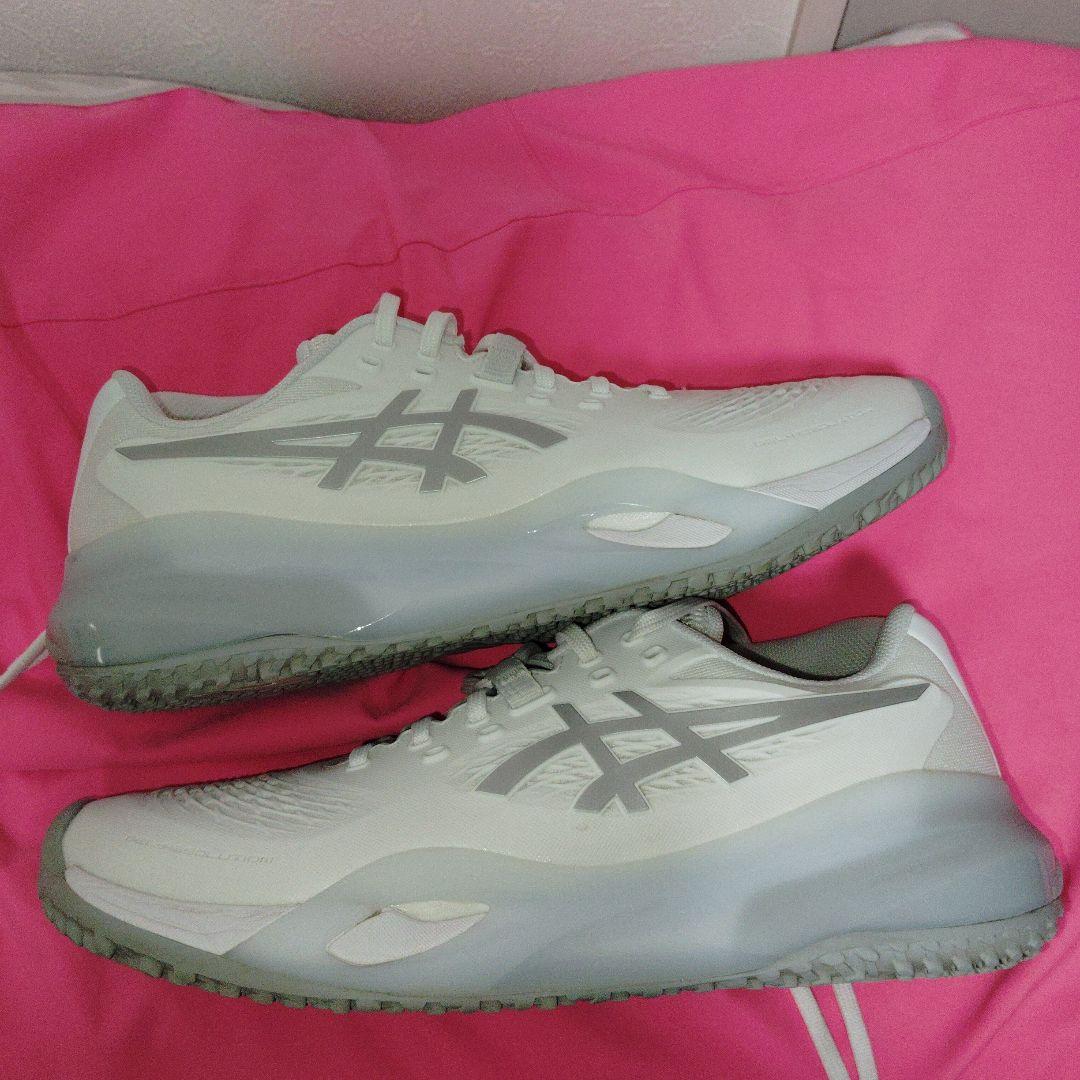 美品asics GEL-RESOLUTION X 3EワイドOC テニスシューズ - シューズ