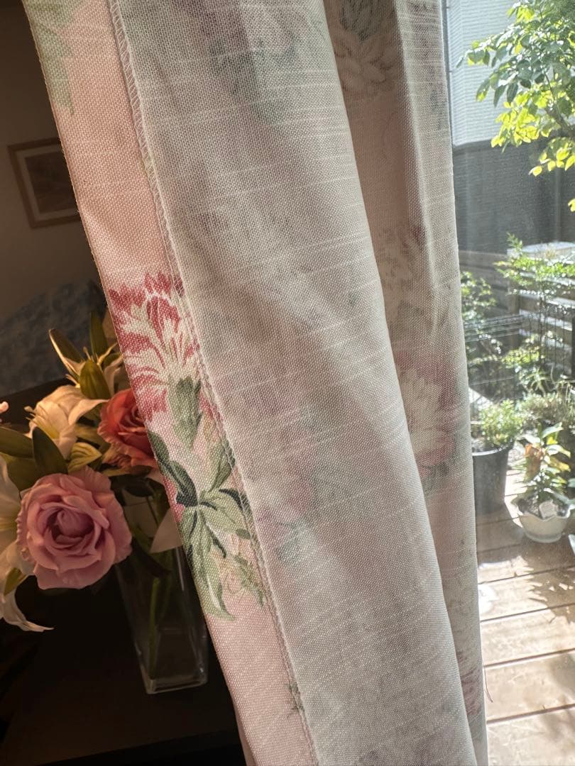 カーテン ハンドメイド ローラアシュレイ セシリアピンク