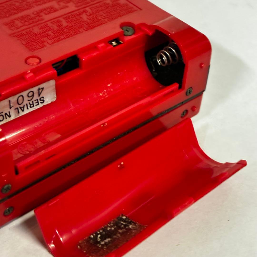 SONY WM-F65 ウォークマン 本体 赤色 レトロ 現状品