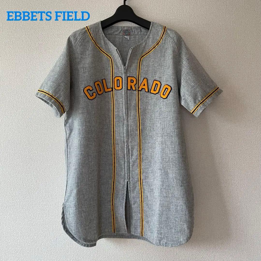 【日本未入荷】エベッツフィールド コロラド大学 ベースボールシャツ USA製