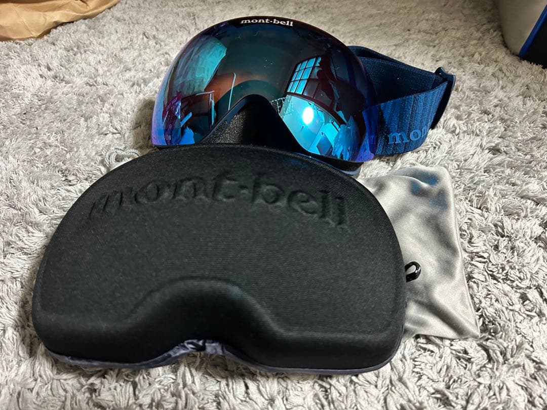 【新品未使用】mont-bell ゴーグル カバー付き