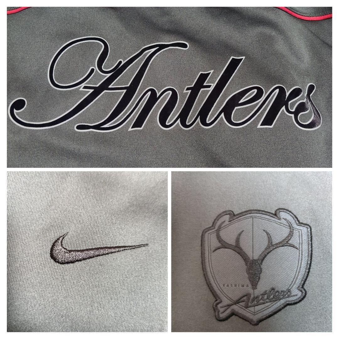 ナイキ 鹿島アントラーズ トラックジャケット ジャージ ダークグレー M