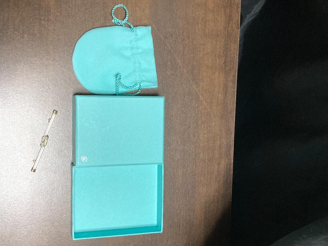 ティファニー ノット コンビ ブローチ K14 シルバー925