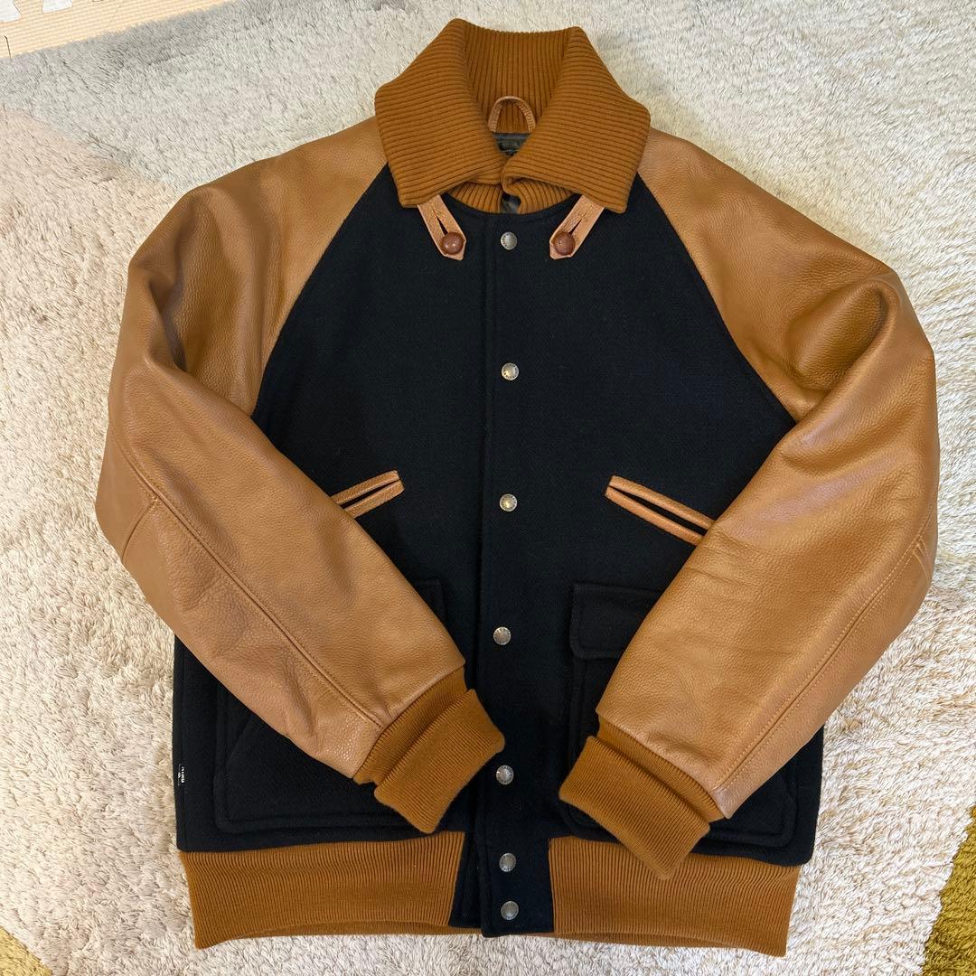 美品 NITRAID ナイトレイド CLUB JACKET スタジャン（L）