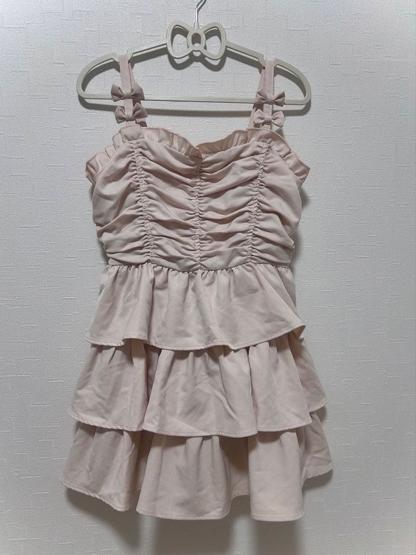 evelyn リボンキャミギャザーOP - メルカリ