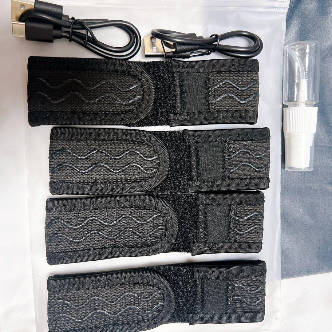 EMS腹筋ベルト 2個セット ジェル不要 8モード15段階 筋トレマシン