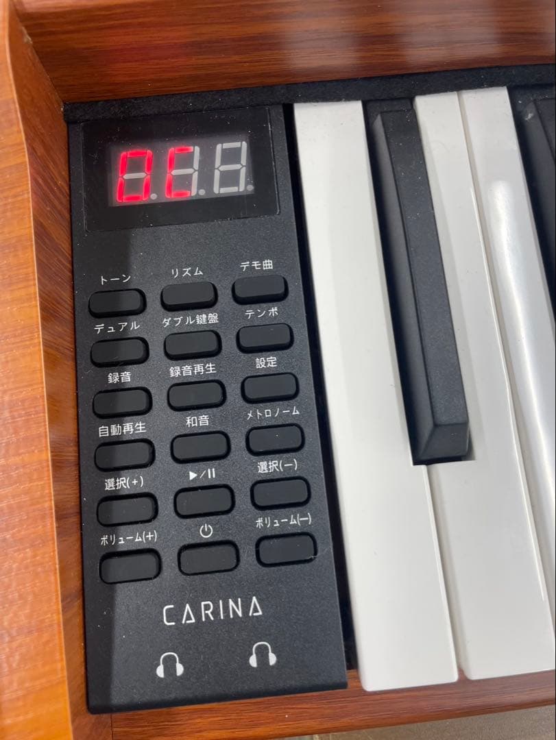 電子ピアノ88鍵盤　給電タイプ　木目調ボディ　ウォールナット