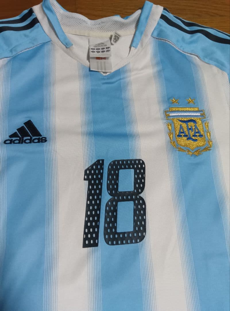 2005年　アルゼンチン代表　ホーム　メッシ　18番　正規品　当時物　美品