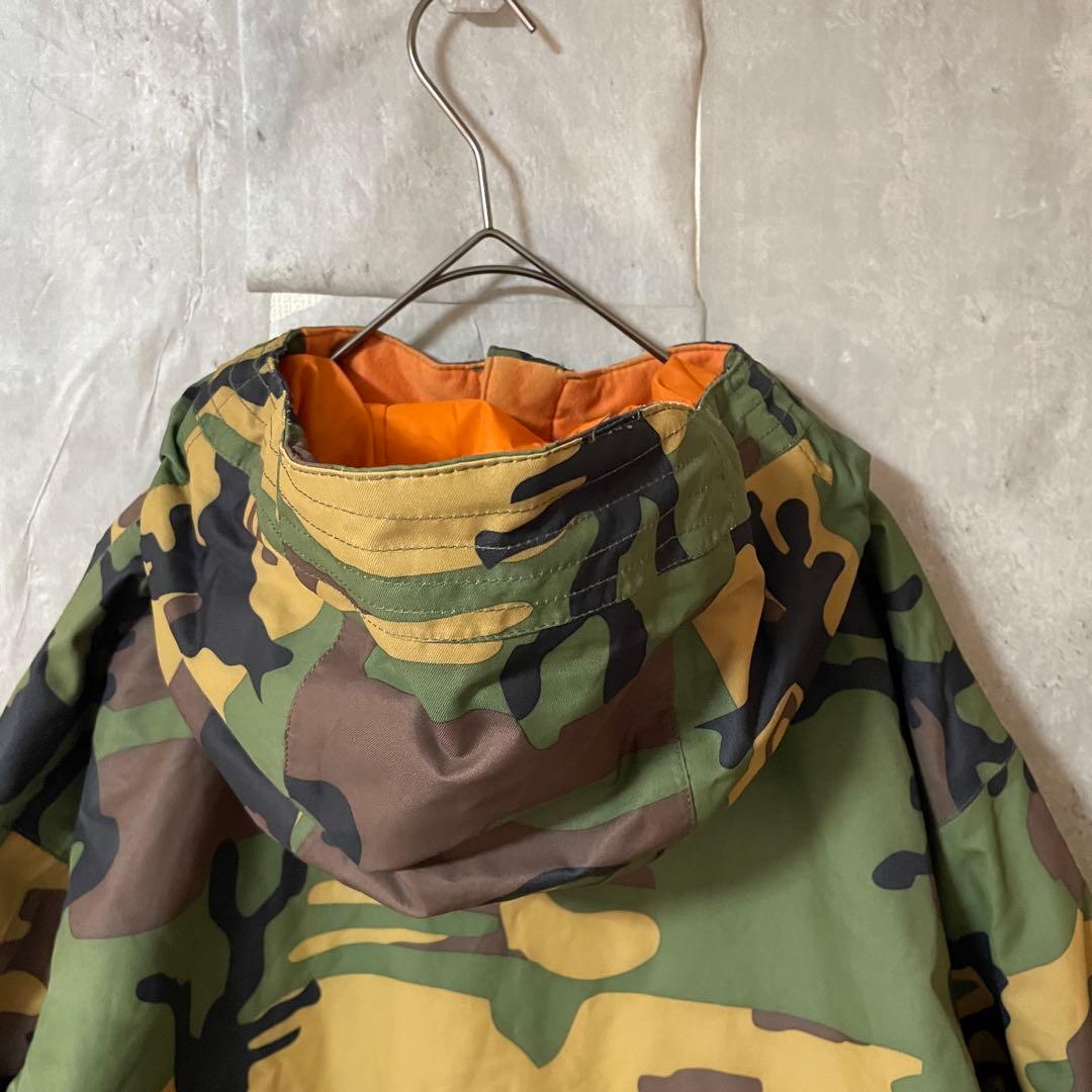 Burtonバートンスキーウェアスノーボードジャケットパーカー迷彩緑グリーン希少