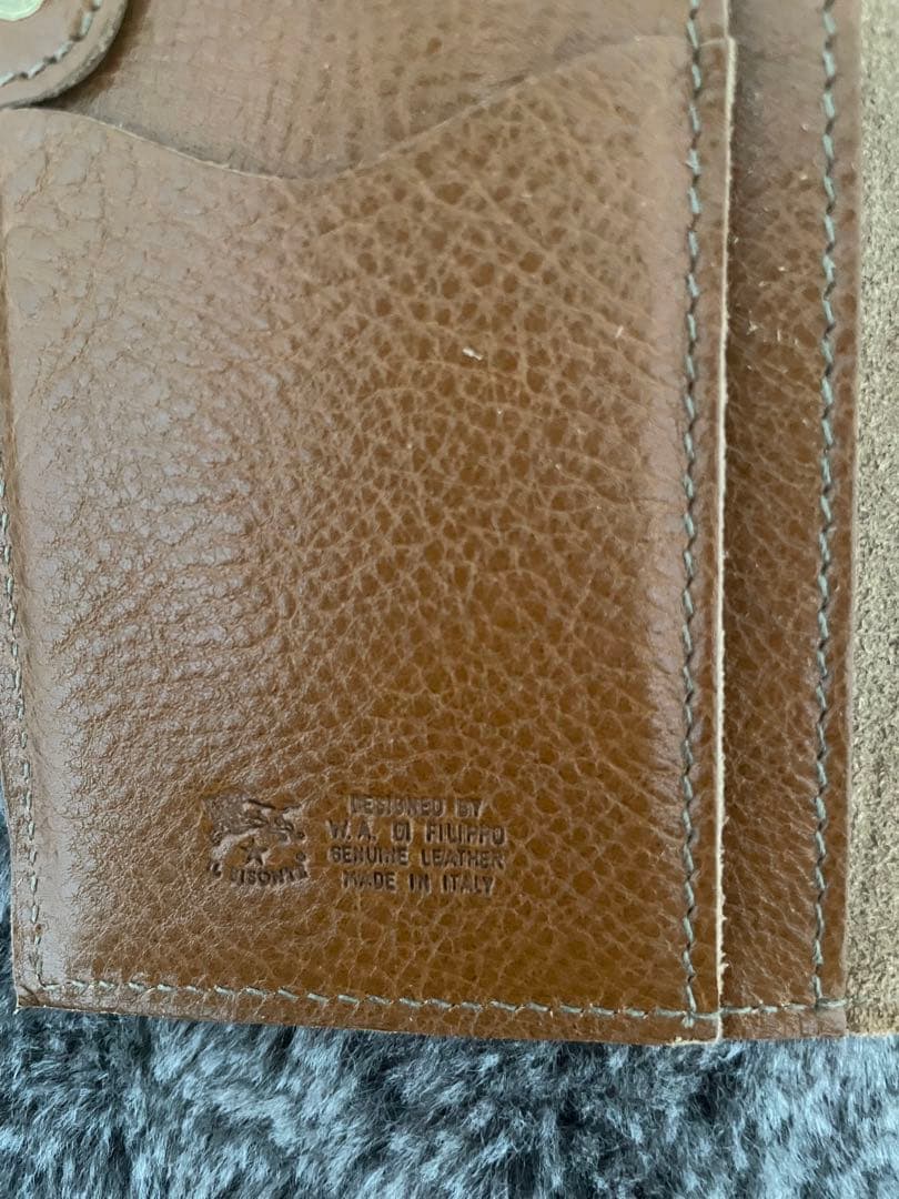 IL BISONTE 長財布 オリーブ　保存袋付き