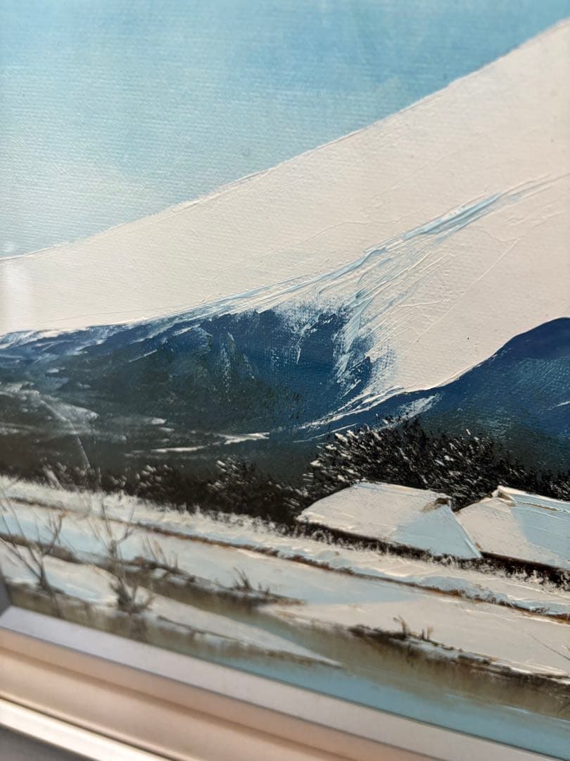 絵画 古屋茂雄 忍野富士 真筆証明書付き 美術品/K-0 - メルカリ