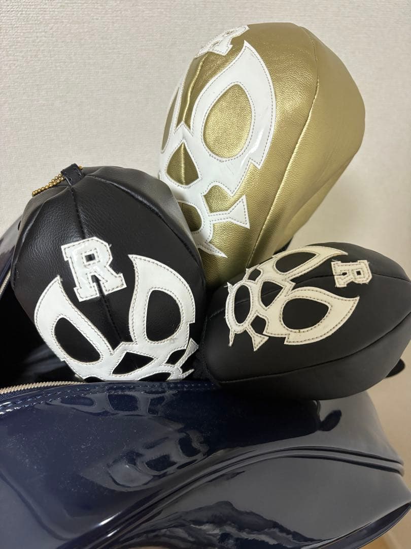 RUSSELUNO スタッズ付きキャディバッグ ネイビー