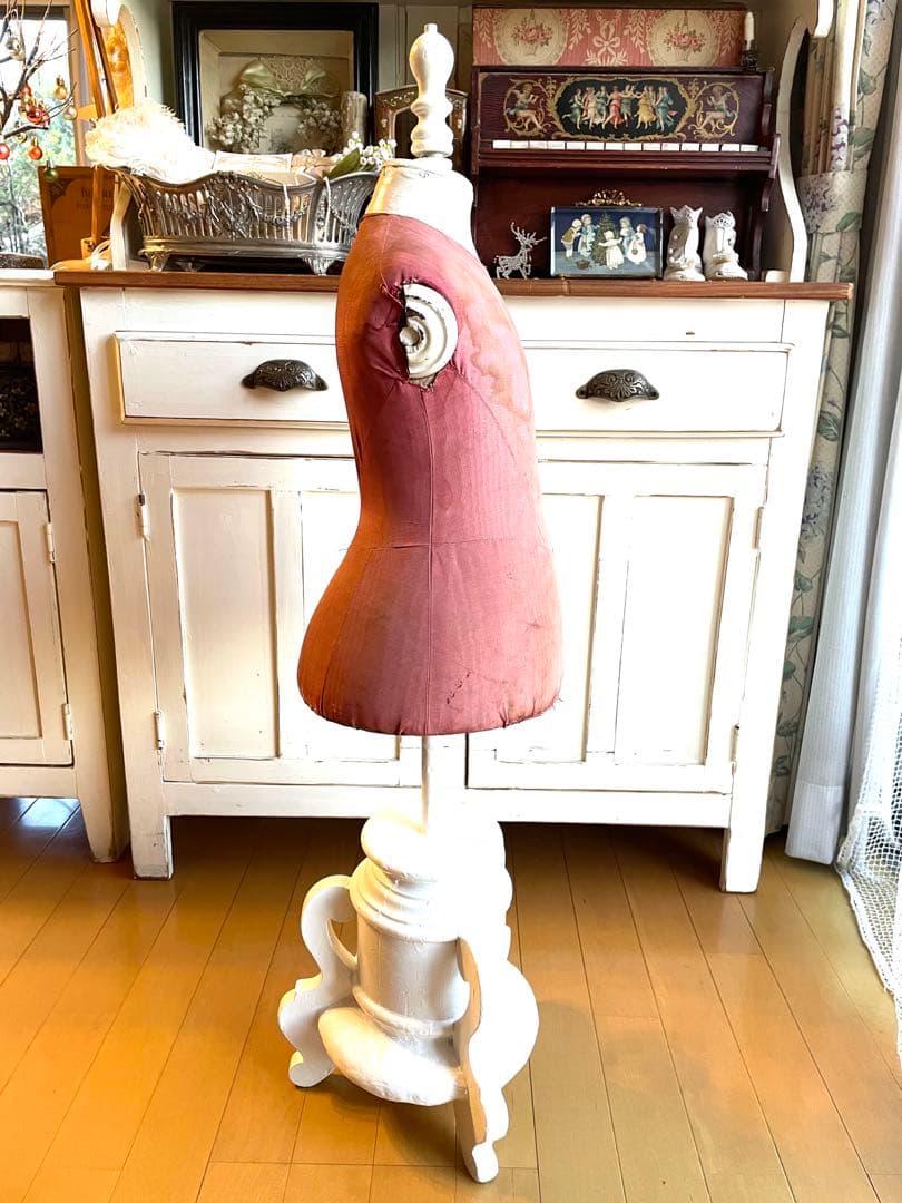 超レア　フランスアンティーク　チャイルドトルソー　ブローチ＆布花付き　たのメル便