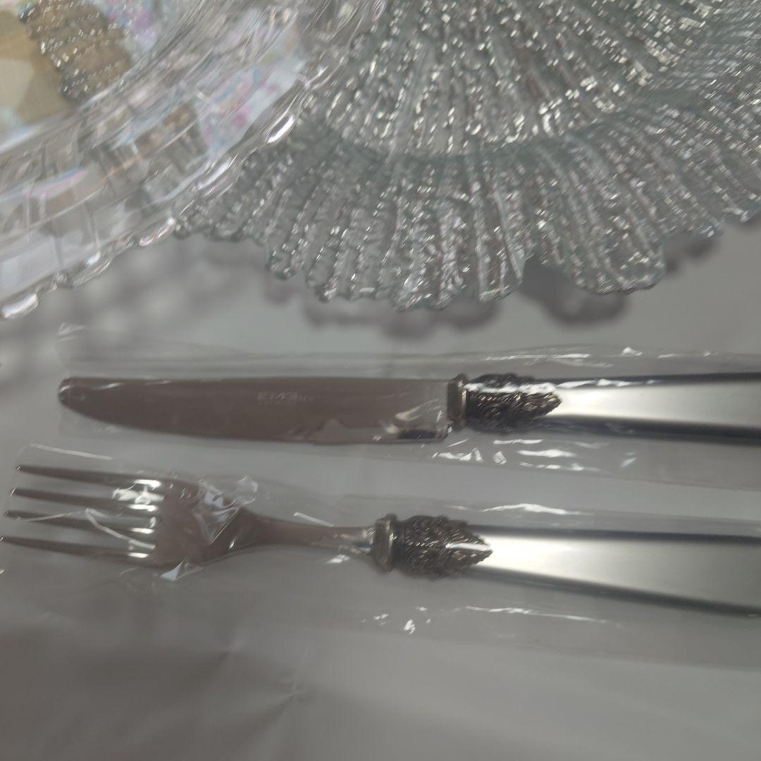 ・ナハトマン　他 　 ・お花型プレ-ト＆ フォォ-クナイフスプ-ン＆カトラリ-