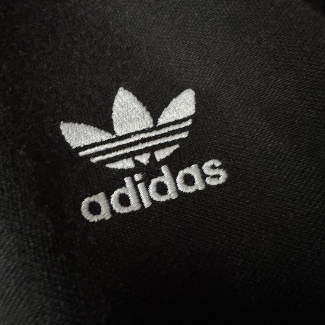 adidas トラックジャケット 希少サイズ6XO トレフォイル ブラック