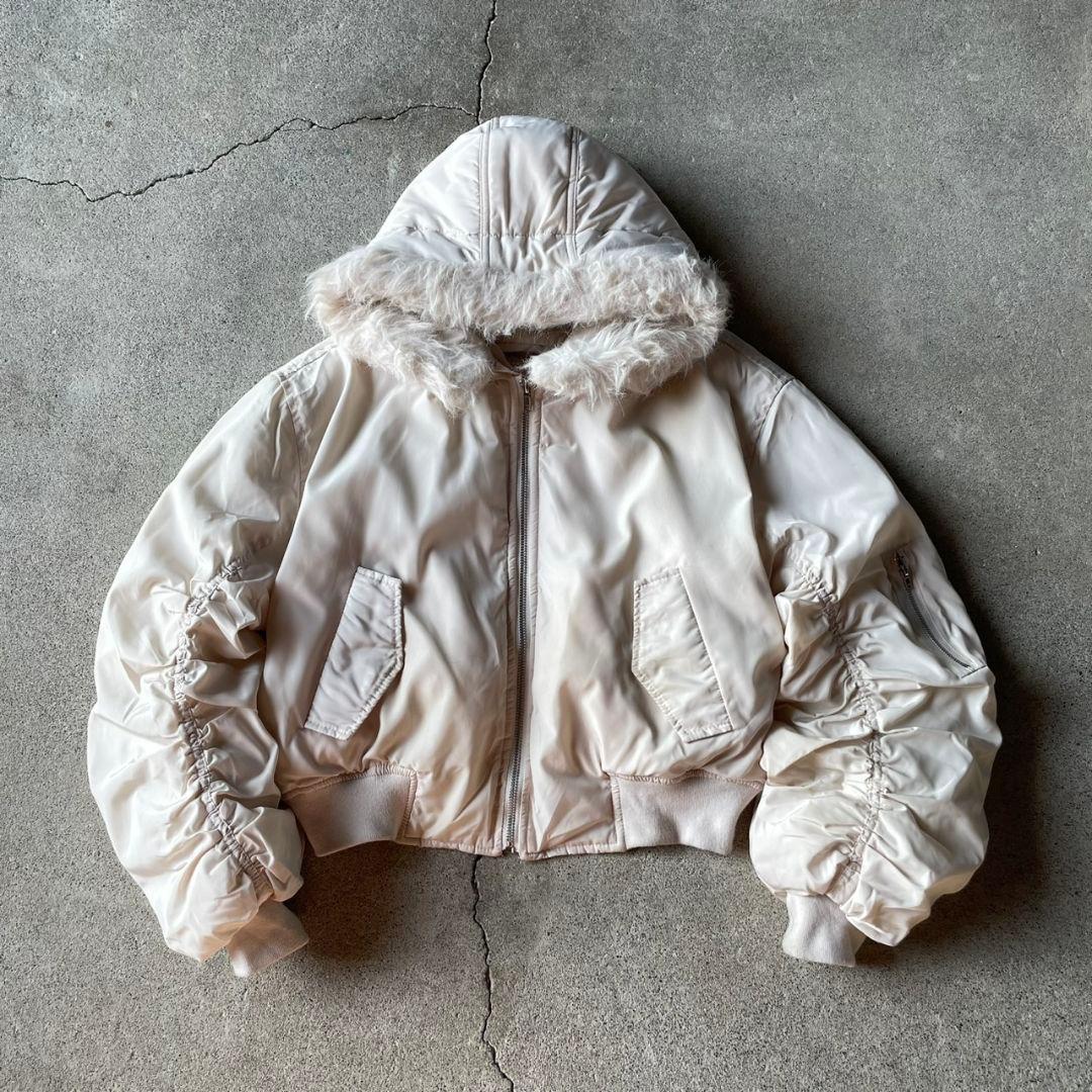 ジャケット・アウター type n2b ma1 flight bomber jacket white