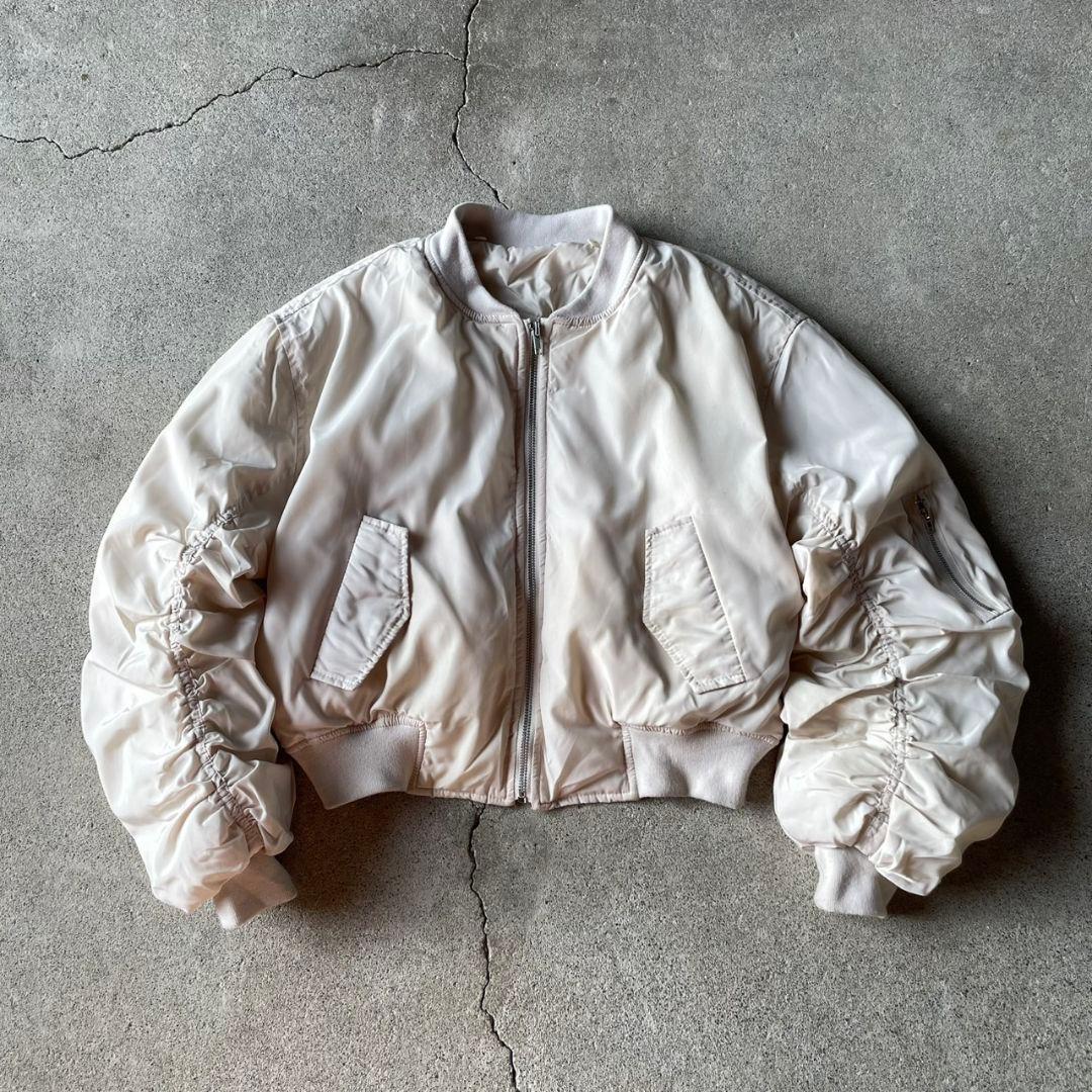 ジャケット・アウター type n2b ma1 flight bomber jacket white