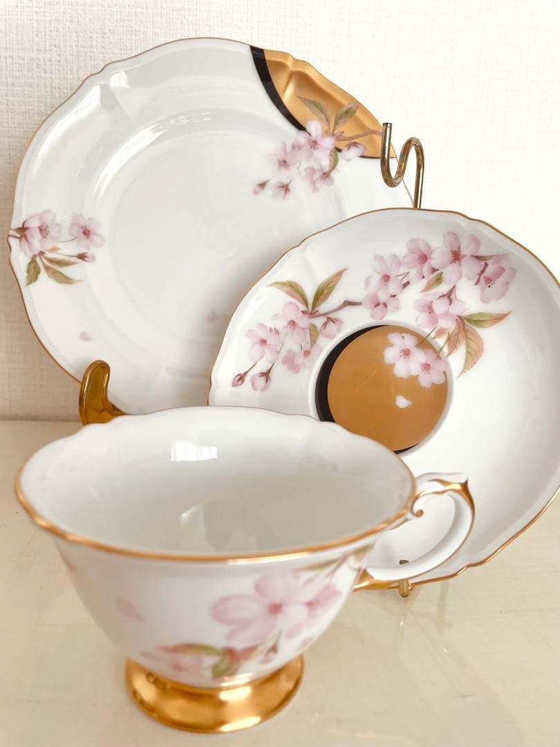 ❣特別出品 極上木製漆 絵替季節の花蒔絵 デミタス6客セット スプーン