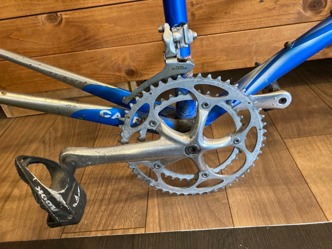 【現状販売！CARRERAフレームetc.】2×9速　クロモリ　700c