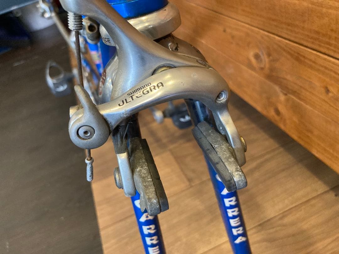 【現状販売！CARRERAフレームetc.】2×9速　クロモリ　700c