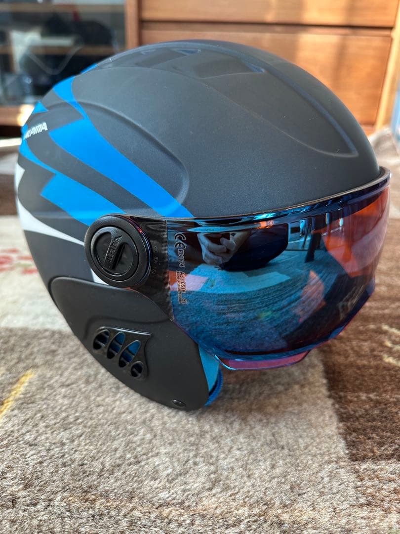 ALPINA キッズヘルメットCARAT LE VISOR HM 54–58cm-割引注文