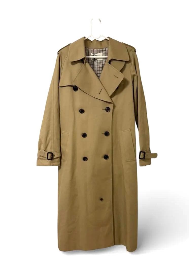beautiful people トレンチコート　ベージュ
