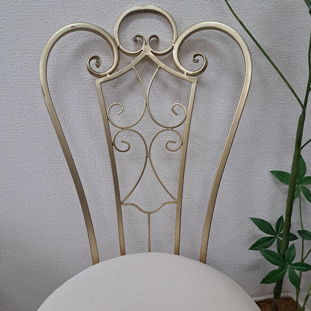 9*6様 ♡A&B  折り畳み式アイアン Gold ダイニングChair