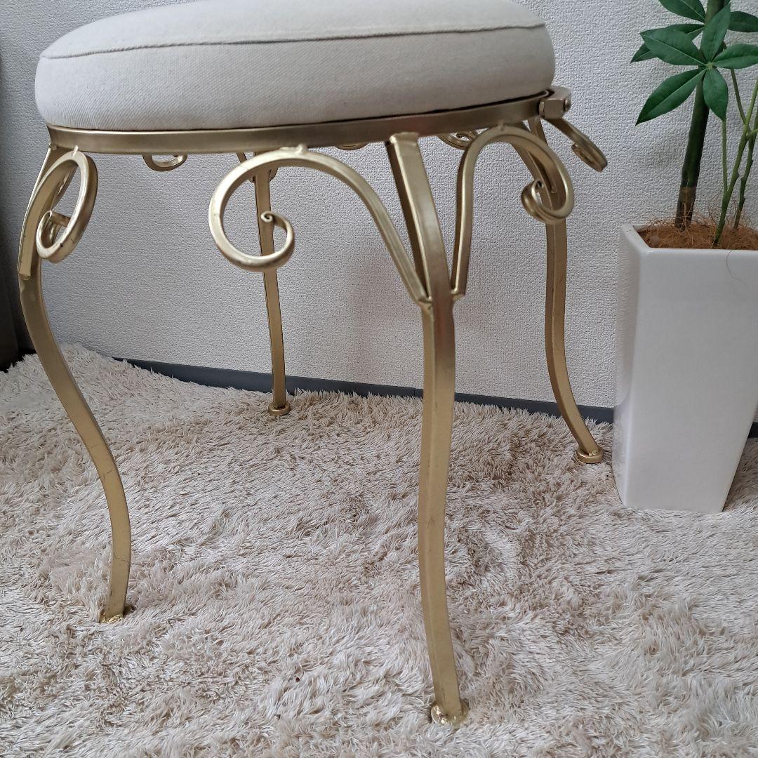 9*6様 ♡A&B  折り畳み式アイアン Gold ダイニングChair