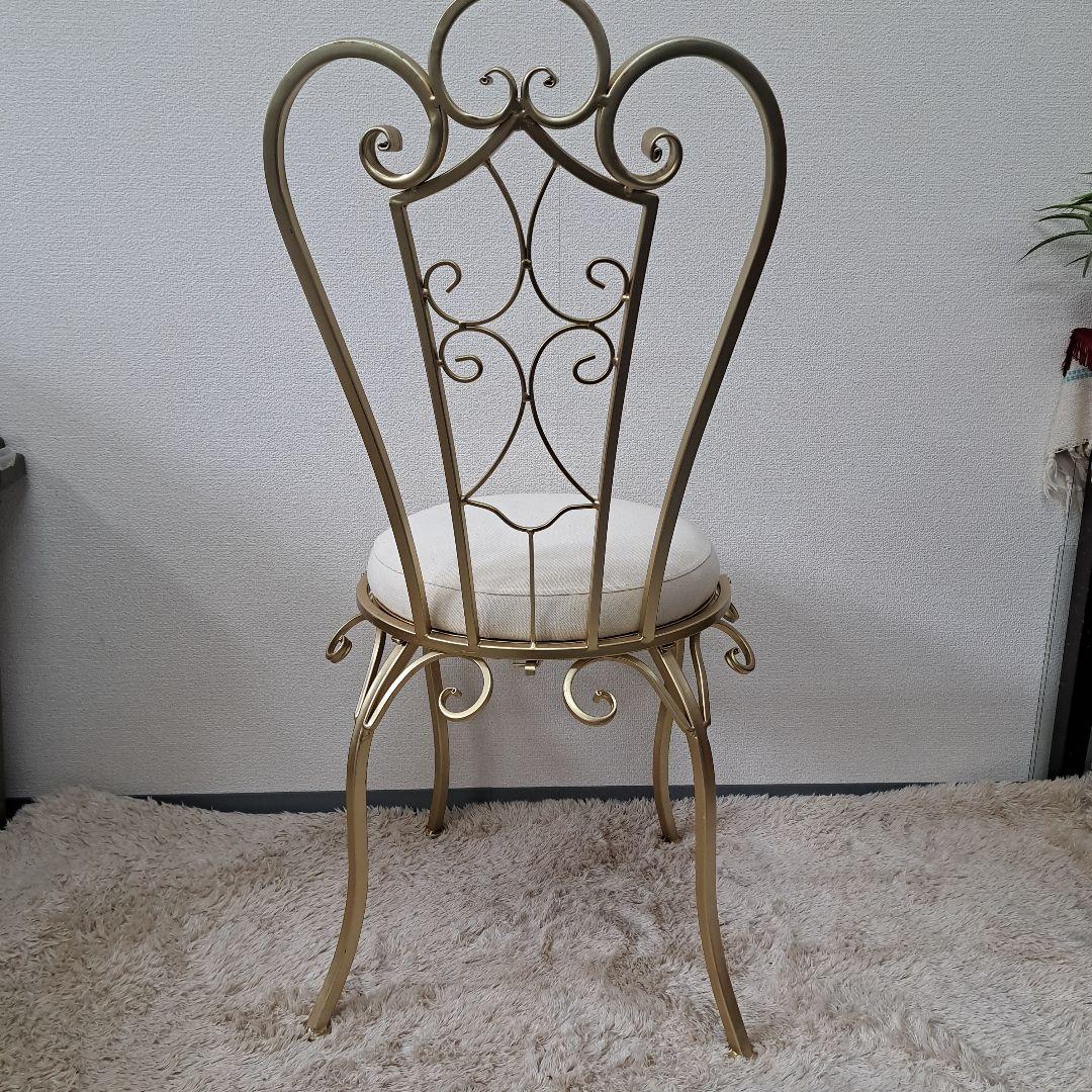 9*6様 ♡A&B  折り畳み式アイアン Gold ダイニングChair