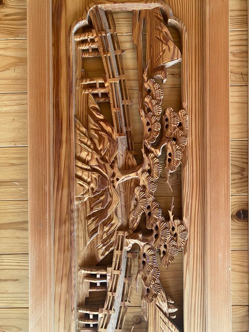 古民家　欄間　2枚セット