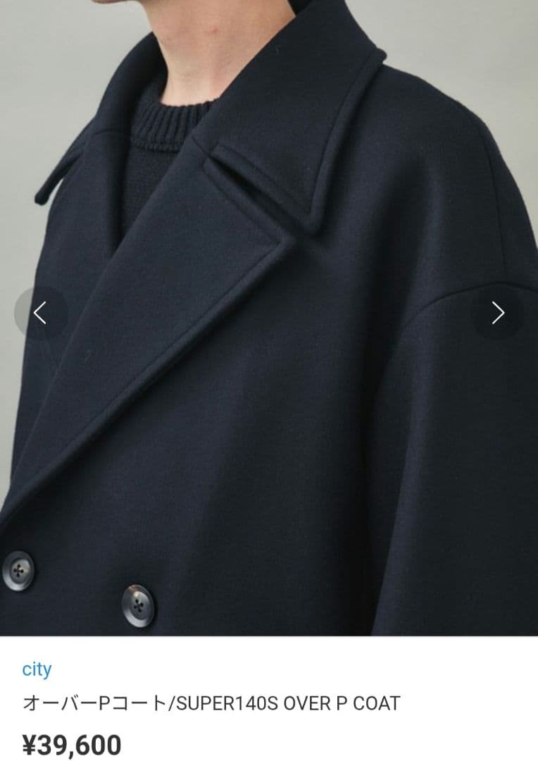 CITY ¥39,600 SUPER140S OVER P COAT