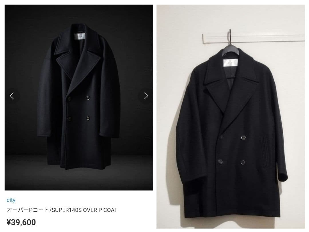 CITY ¥39,600 SUPER140S OVER P COAT