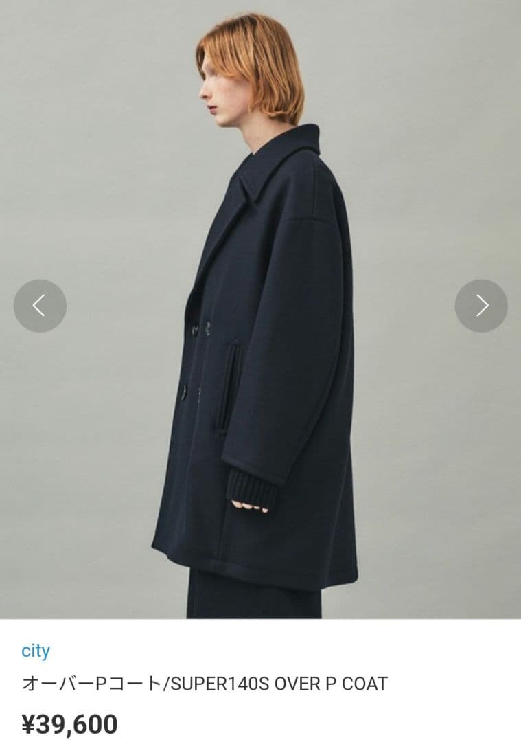 CITY ¥39,600 SUPER140S OVER P COAT