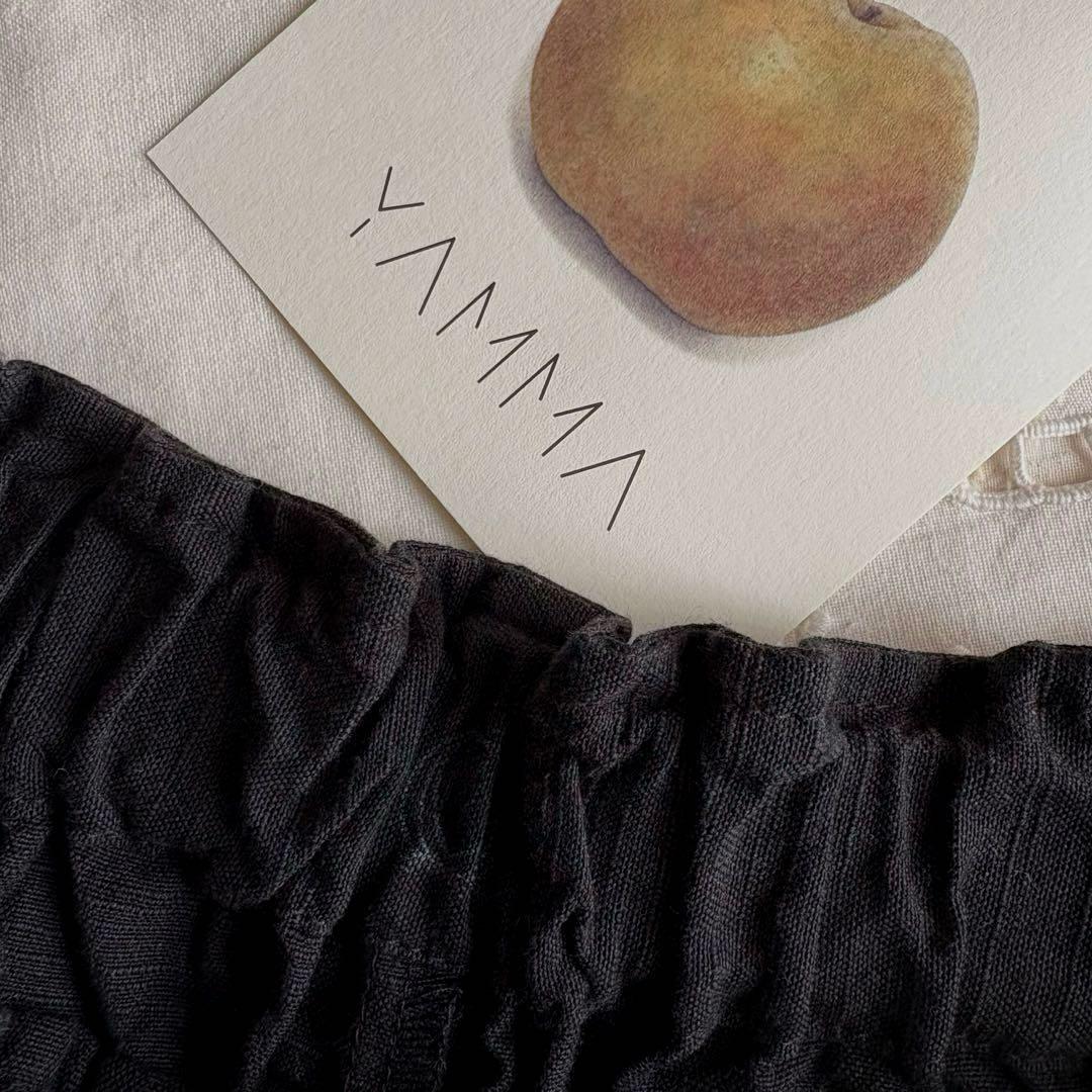 ꕤ極美品ꕤヤンマ産業　会津木綿　キュロット　ロングロング丈 BLACK