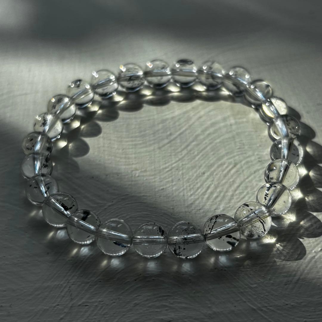 ✨高品質✨スティブナイトインクォーツ ブレスレット 約8mm