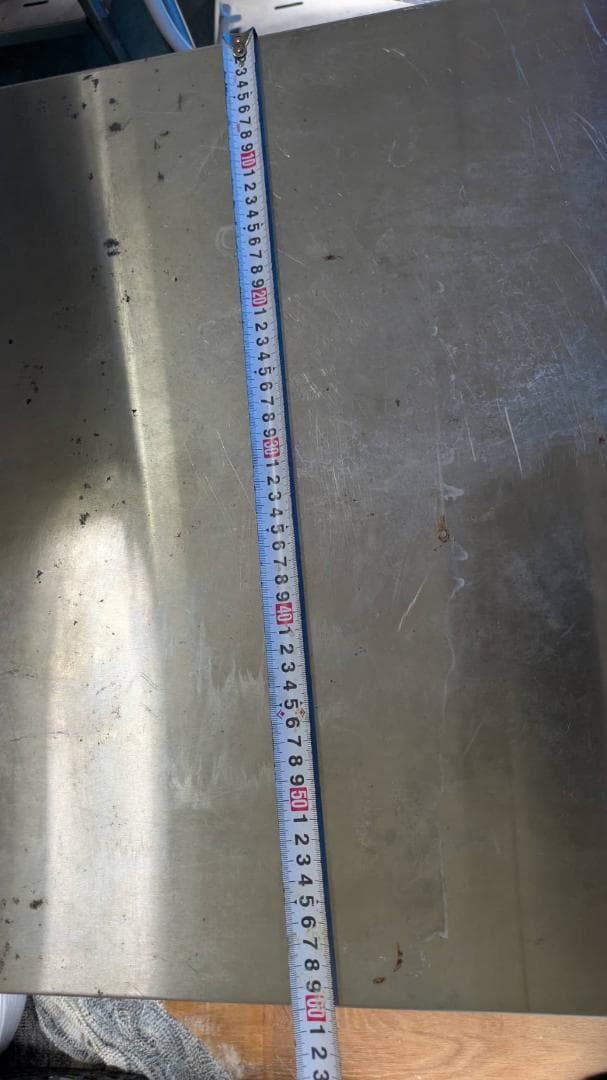 ステンレス製の3段作業台