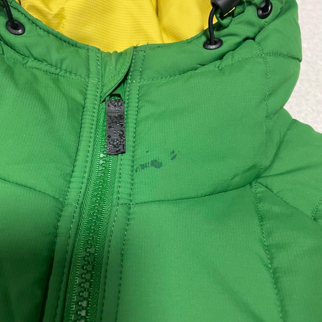 f*a様 コロンビア hooded puffer jacket グリーン　イエロ