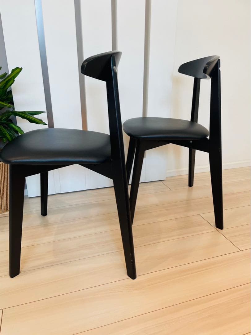 IKEA(イケア) ダイニングチェア2脚セット HANSOLA