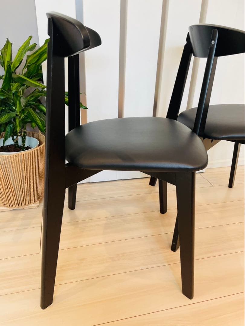 IKEA(イケア) ダイニングチェア2脚セット HANSOLA