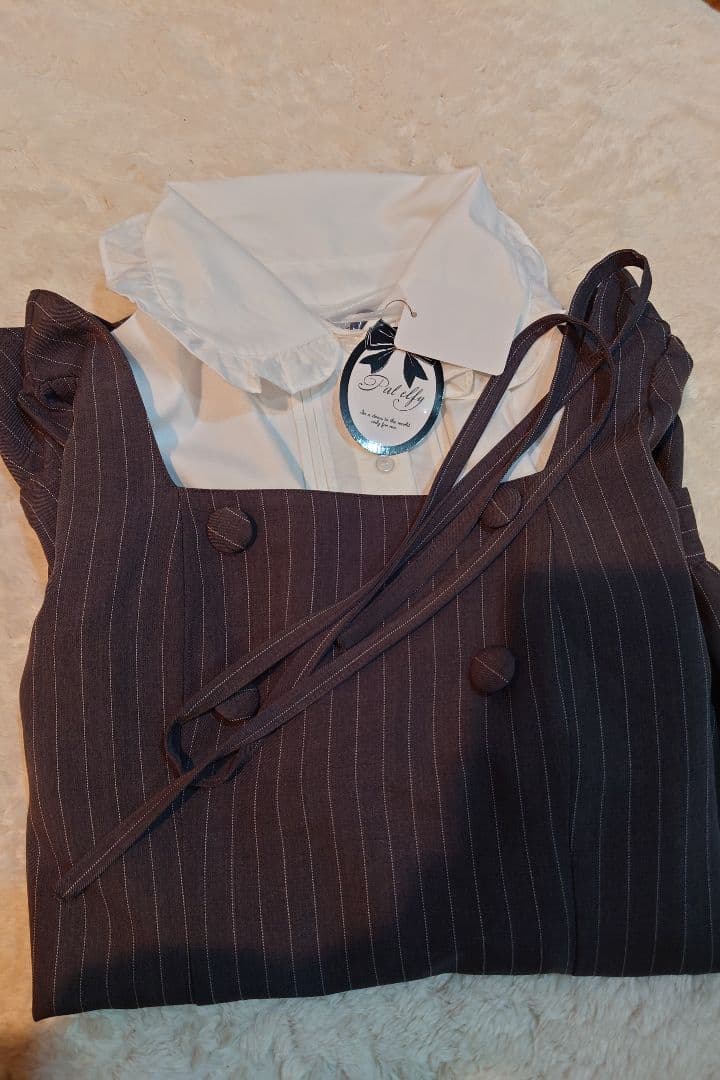 とろろ様 専用】palelfy クラシカルシャツレイヤードワンピース Pal