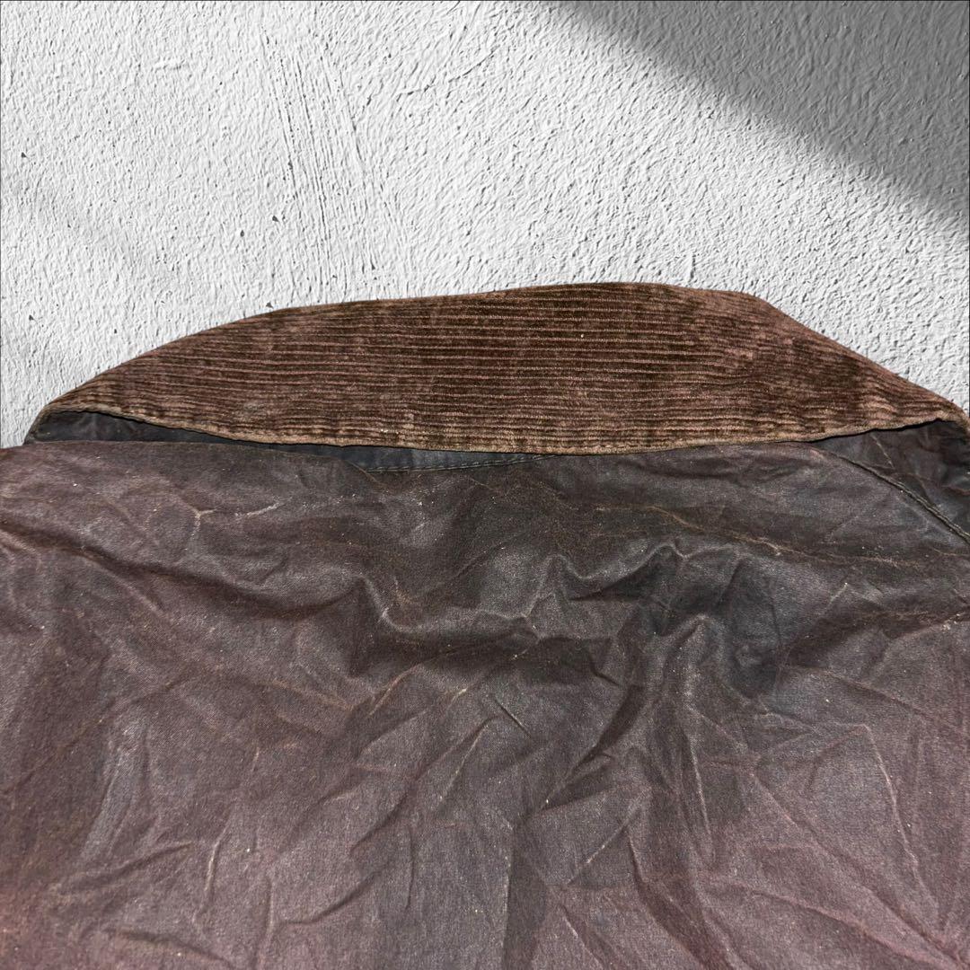 [激シブ]BARBOUR90sオイルドジャケットBEAUFORT 英国製チンスト