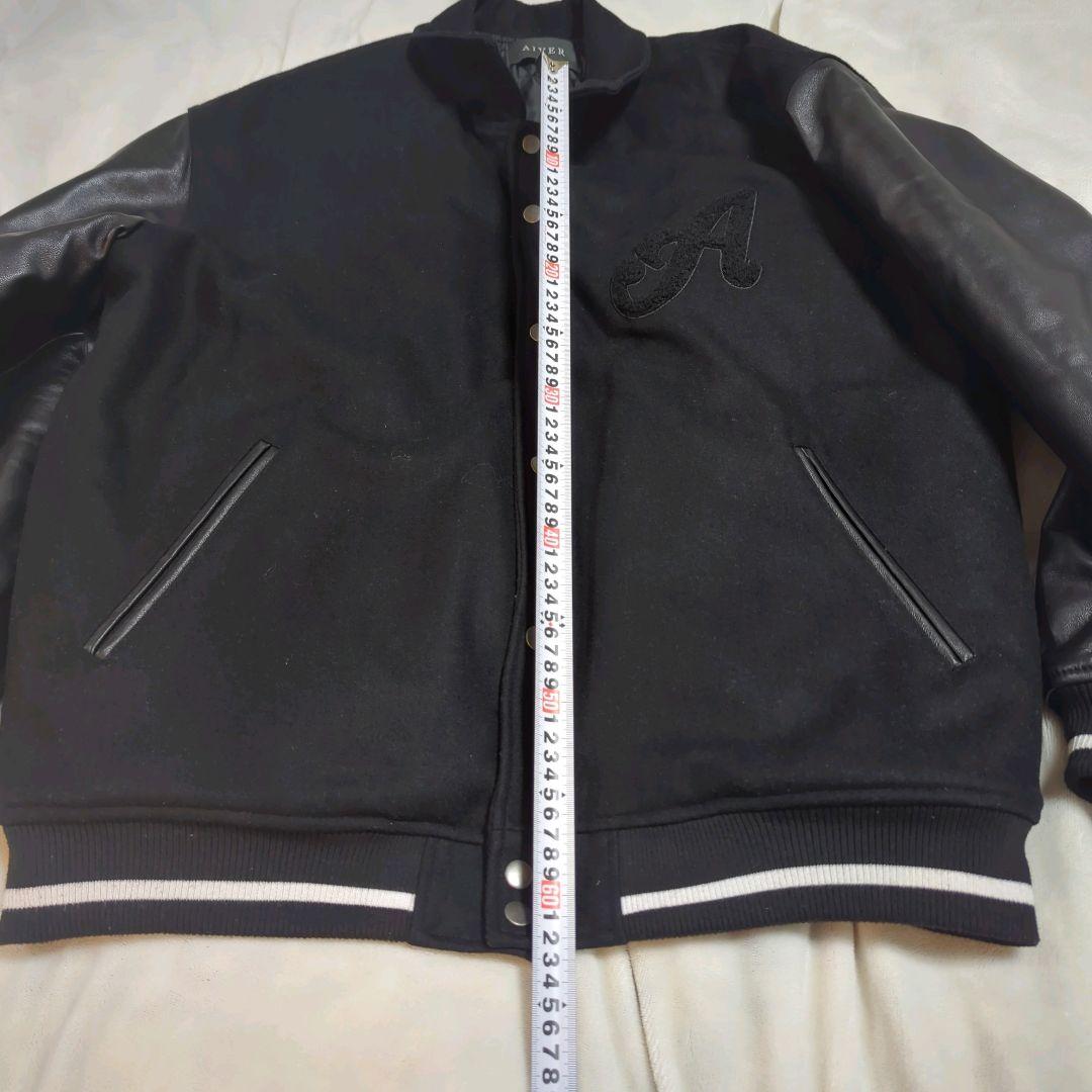 山田様！！AIVER 神スタジャン 風神雷神 キルティング ラムレザー 黒