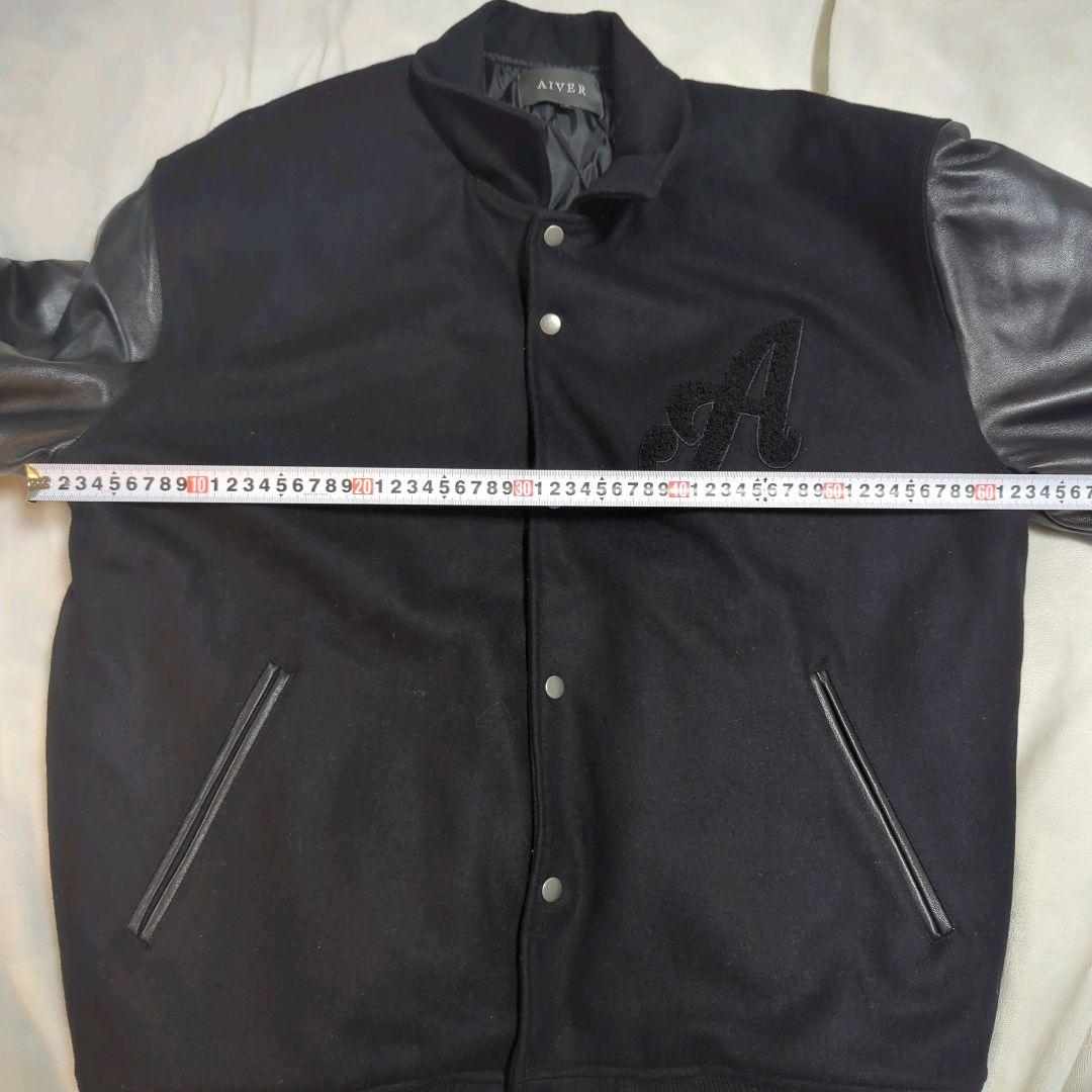 山田様！！AIVER 神スタジャン 風神雷神 キルティング ラムレザー 黒