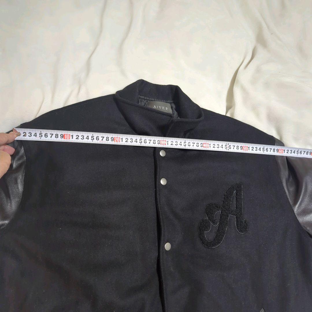山田様！！AIVER 神スタジャン 風神雷神 キルティング ラムレザー 黒