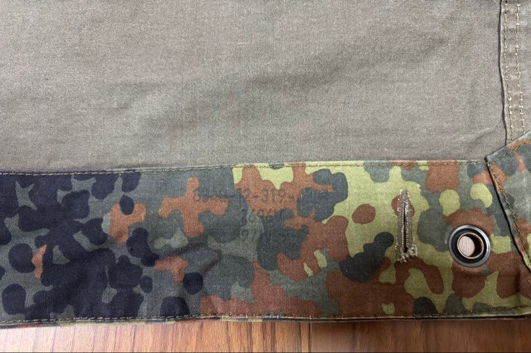 ⭐︎本日限定値引き⭐︎【美品】ドイツ軍幕1枚　フレクターカモ
