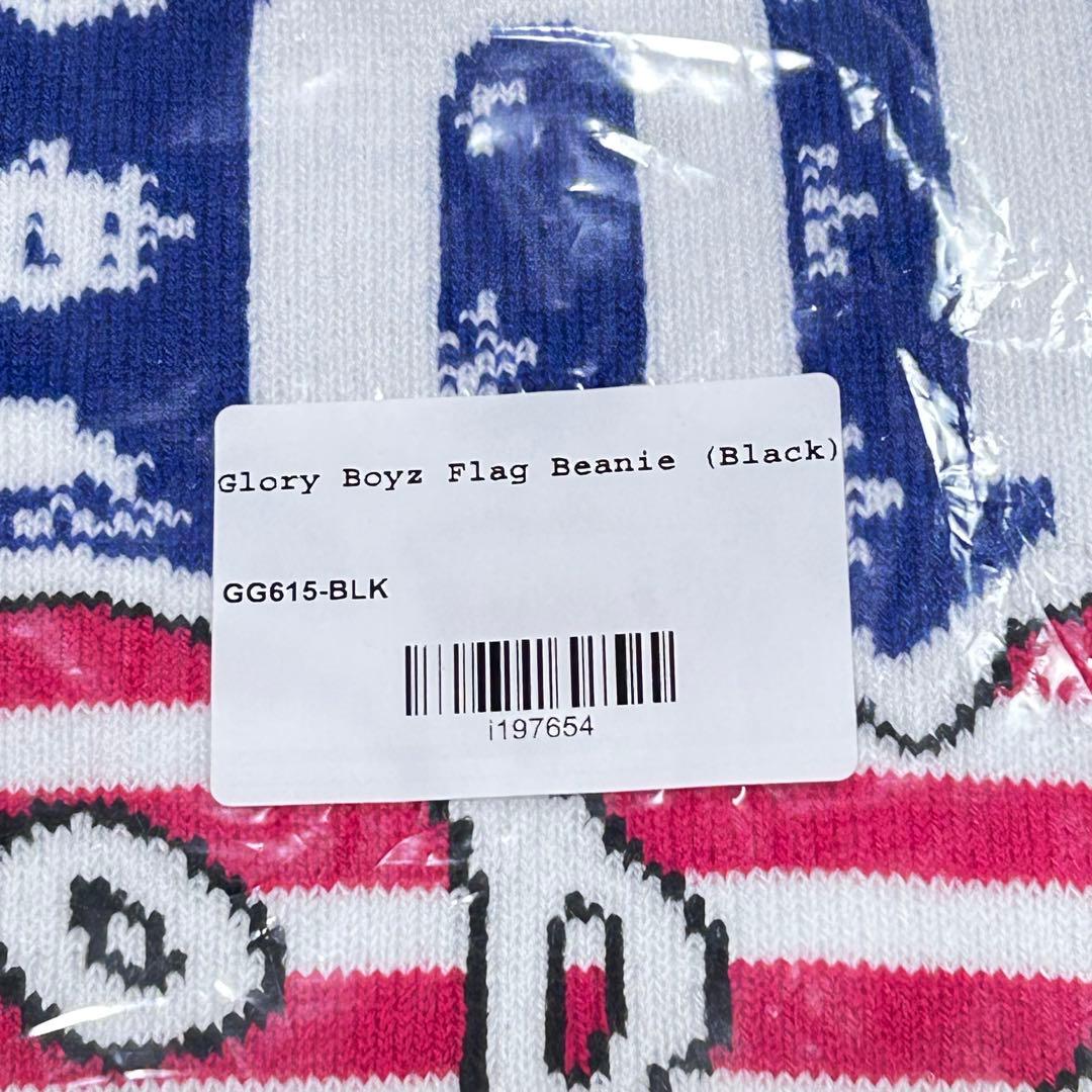 新品未使用 グローギャング ニット帽 ビーニー ヴィンテージ GG615-BLK