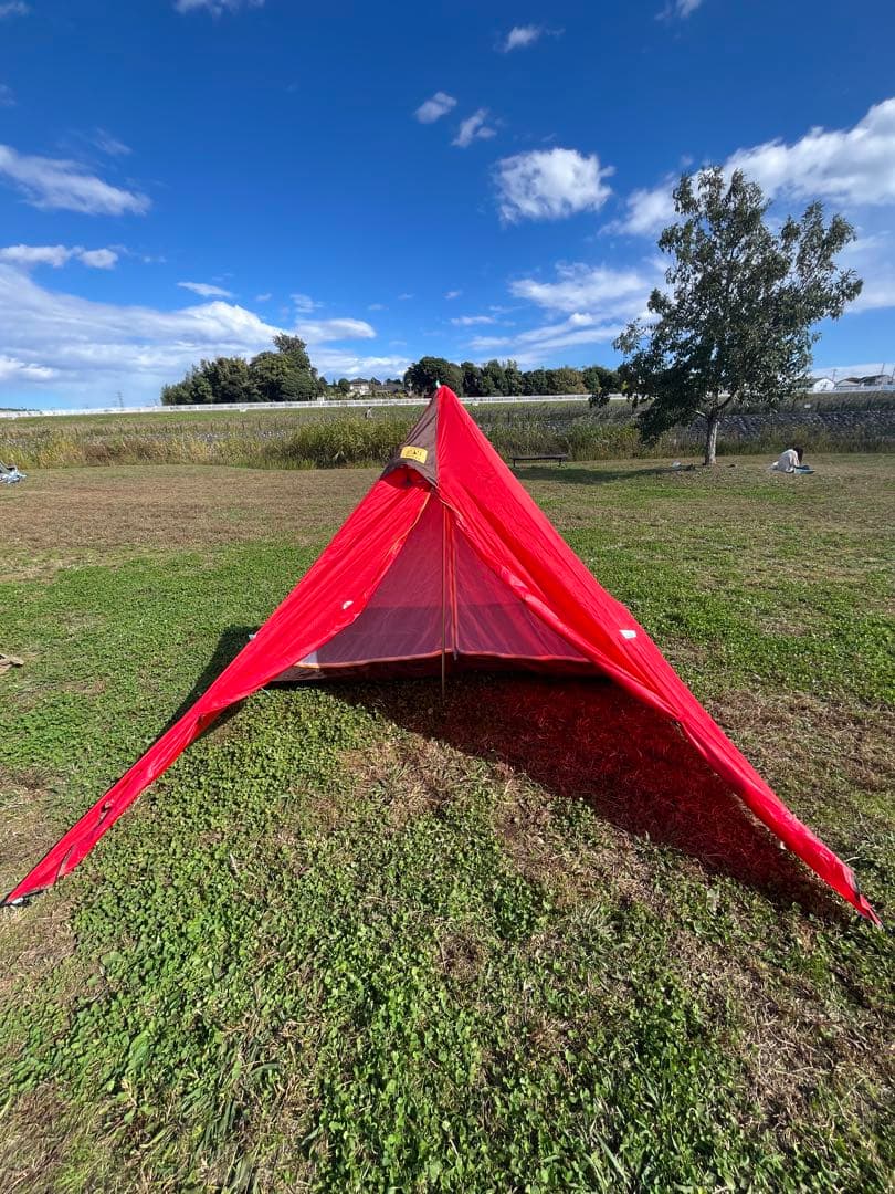 テンマクデザイン×キャンパンダ パンダ レッド　別売フットプリント付