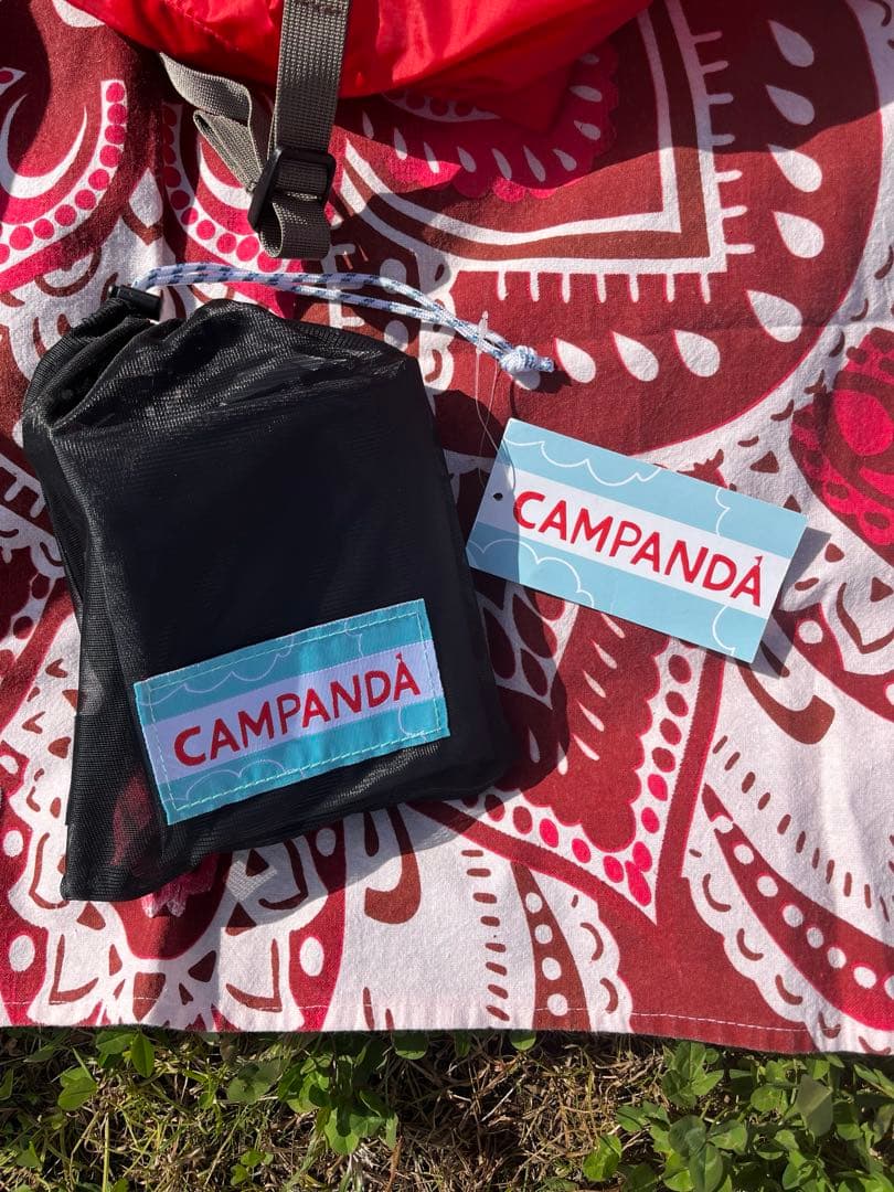 テンマクデザイン×キャンパンダ パンダ レッド　別売フットプリント付